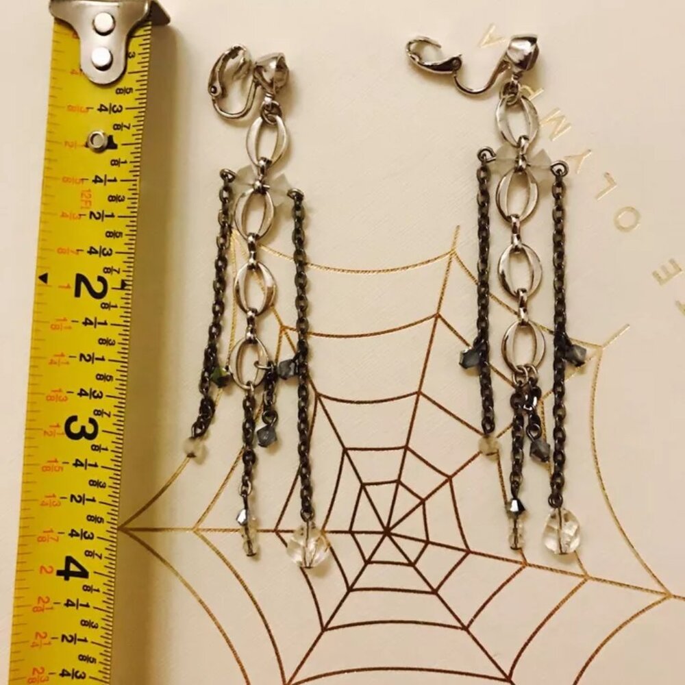 Authentic Swarovski Signed White Opal Chandelier … - image 2